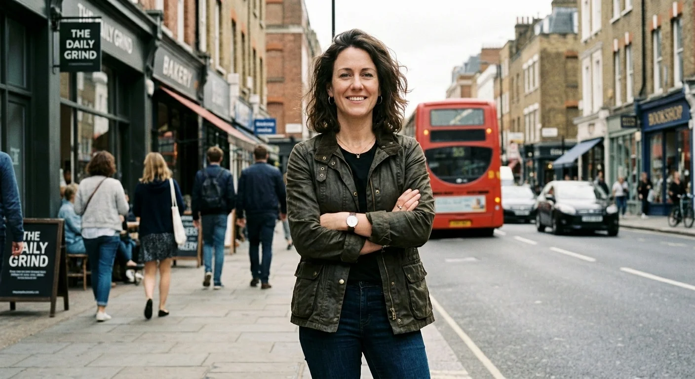 Confident woman on the street
