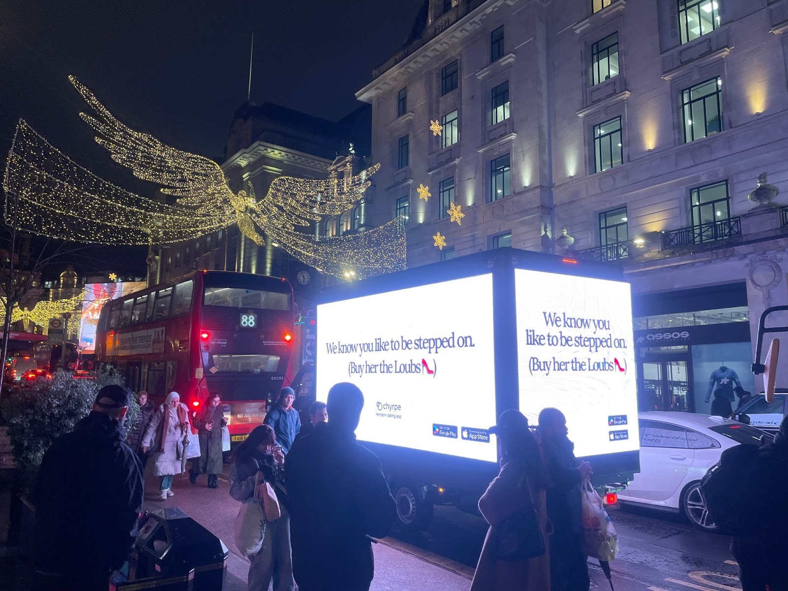 Chyrpe-Truck auf den Straßen Londons