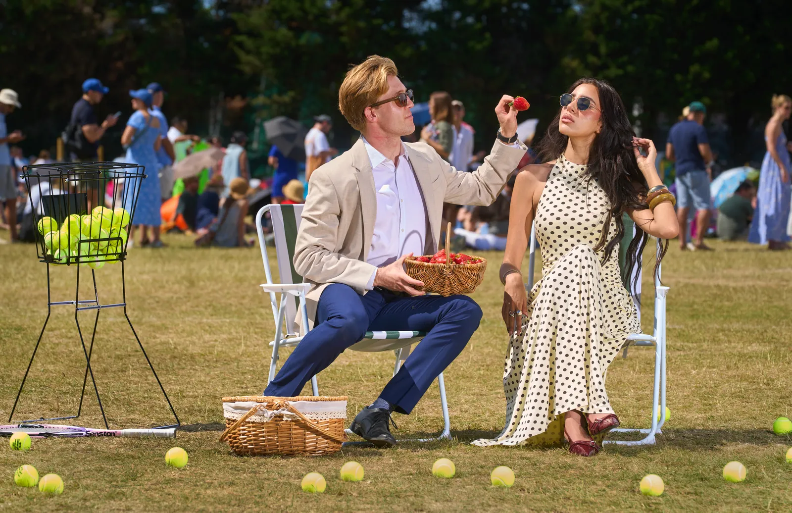 The Ball’s in Her Court: ‘Femdom’ Couple Stop Wimbledon Crowd in Their Tracks